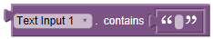 Input Text Contains?