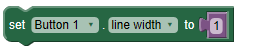 sets button line width