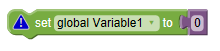 Set Global Variable to 0