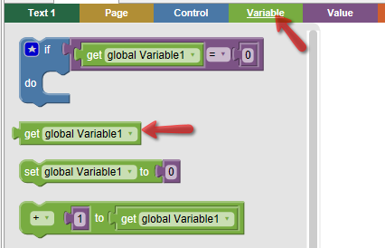 Variable Actions: Get Variable