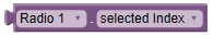 Returns the selected value(s) in text format