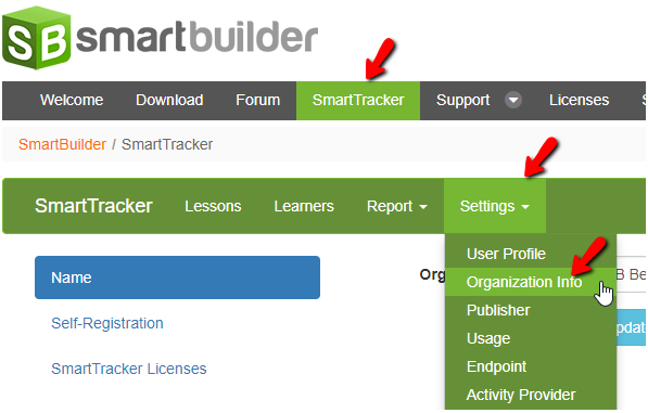 SmartTracker: Self Register