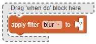 apply filter block