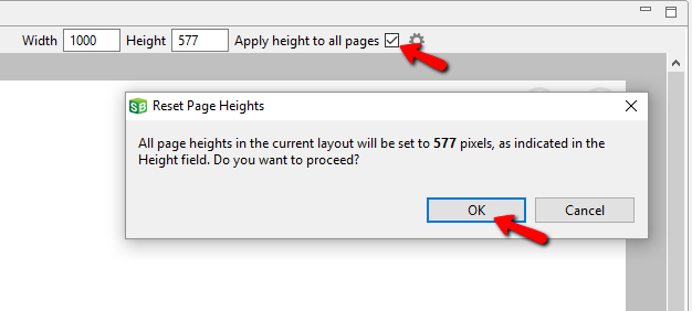 changing heights warning