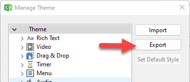 Export Theme