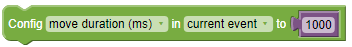 configure move duration