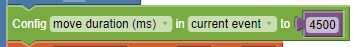 configure move duration value