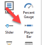 player bar object