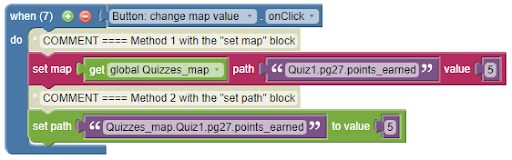 set map and set path