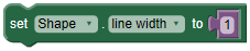 Sets Objects Line Width