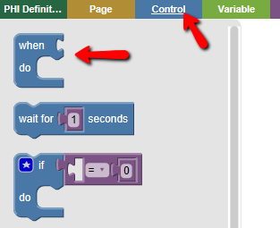 Adding a When-do Block