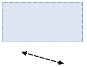 Dashed Line Applied to Rectangle and Line