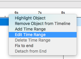 Edit Time Range
